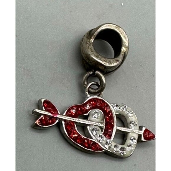 3/$30 Charmed Memories Charm 925 Sterling Silver Heart Arrow Dangle Kay Jewelers - Picture 5 of 12